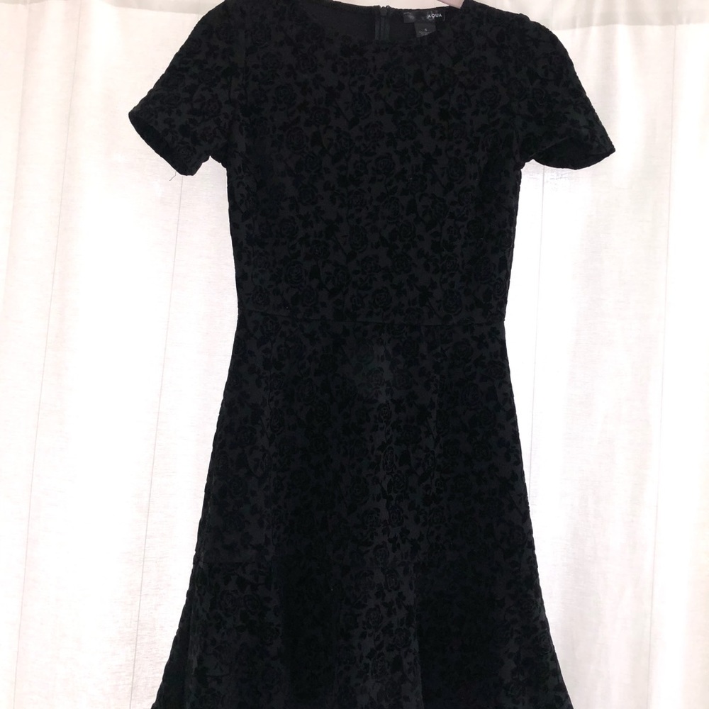 Velvet AQUA mini-dress